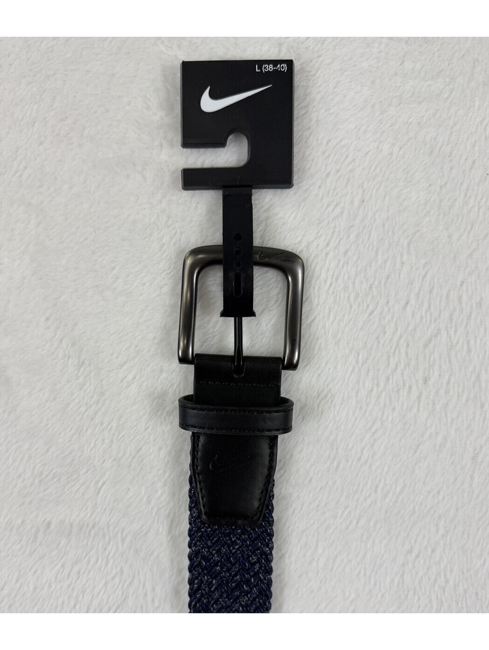 Nike G-Flex Woven Stretch Golf Belt Small Mens Blue 30 32 New NWT